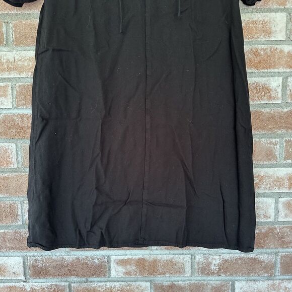 Lucky Brand Black Lace Up Dress Small - Picture 2 of 9